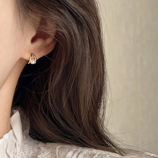 Pendientes de perla en forma de lágrima