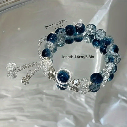 Brilliant Galaxy Bracelet – Celestial Beaded Jewelry