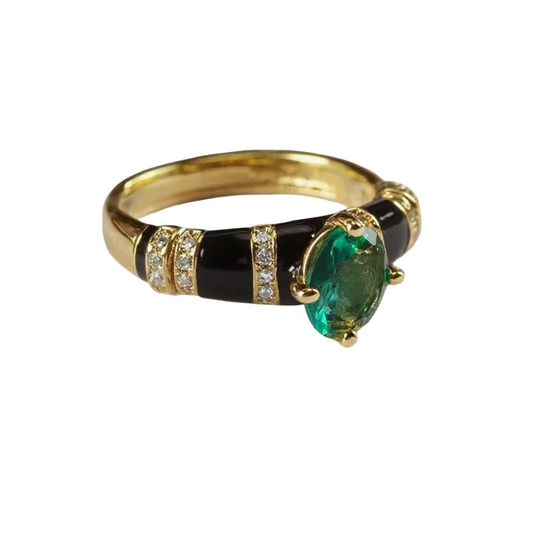 Emerald Eclipse Ring