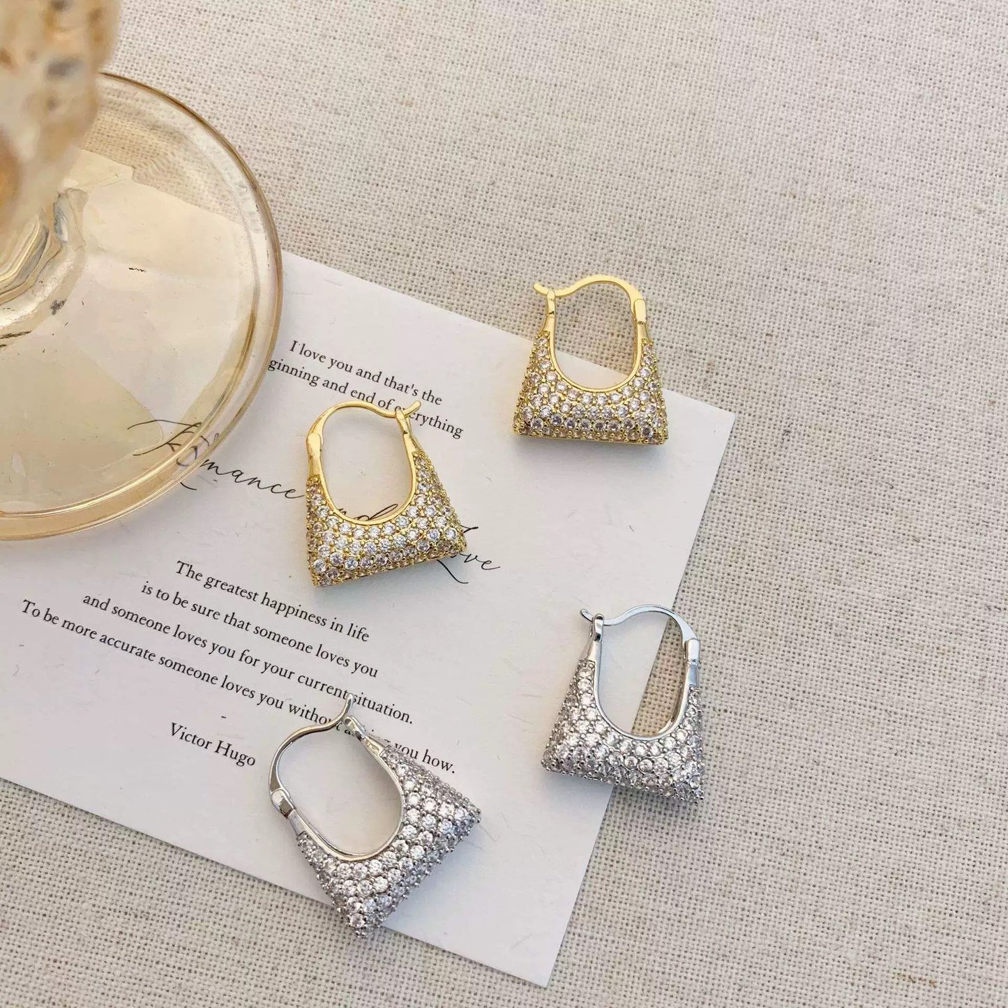Elegant Handbag Earrings